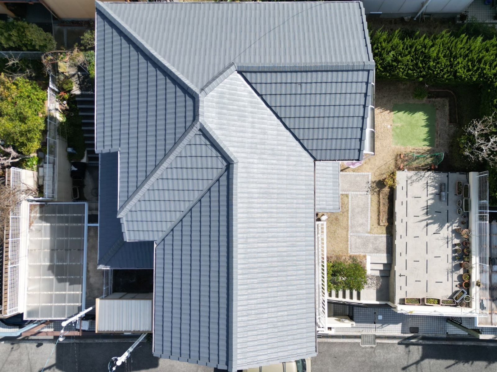 堺市S様邸屋根施工後