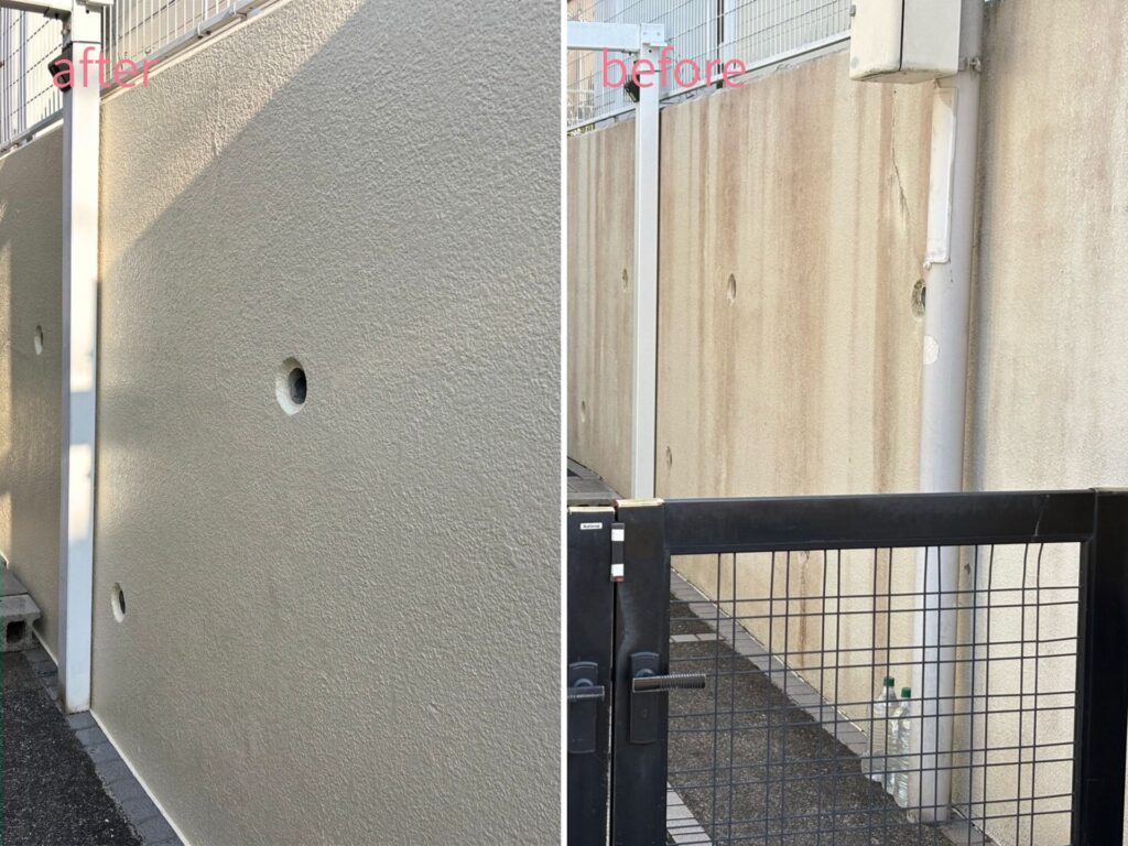 擁壁ビフォーアフター